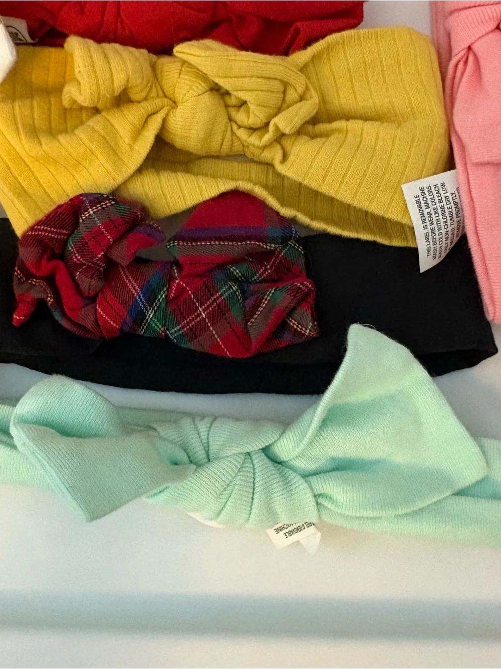 Bundle of 14 baby head bows and wraps